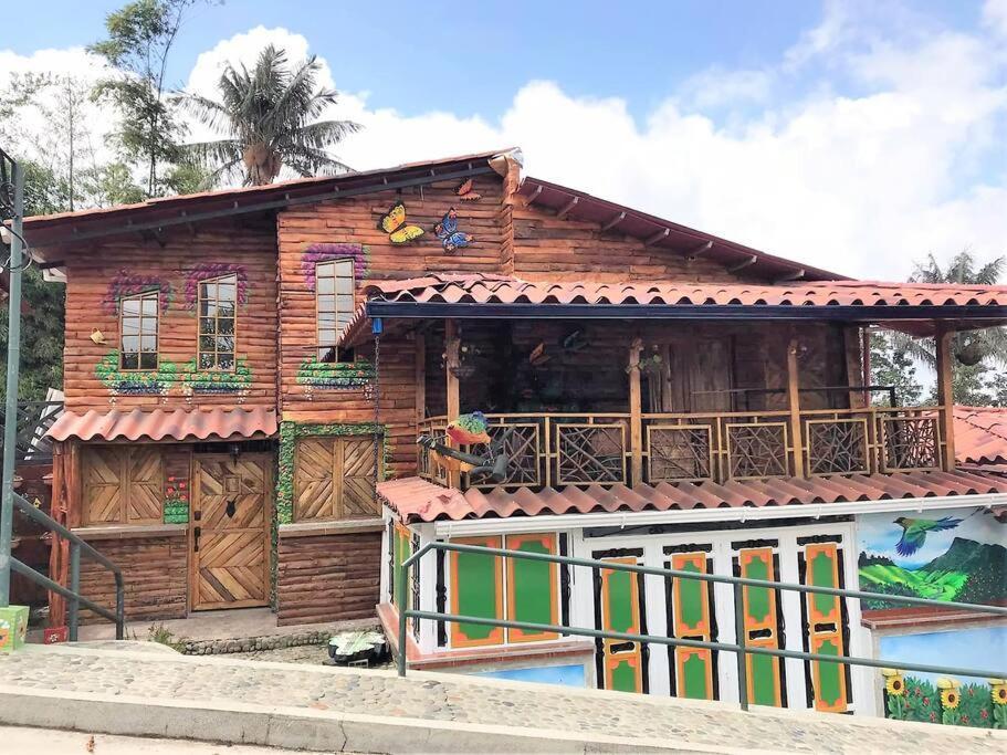 El Encanto Mountain Cabin Salento Exteriör bild